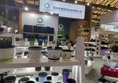 Various flower pots from China.